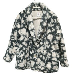 The Nines by HATCH Maternity Jacket Fuzzy Soft Cozy Sz S